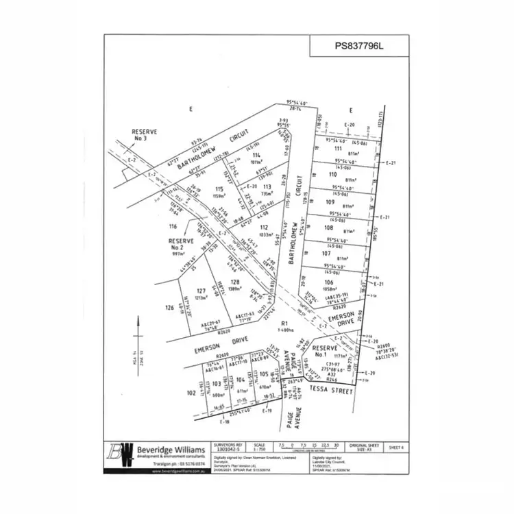 Floorplan of Homely land listing, 22 Bartholomew Circuit, Traralgon VIC 3844