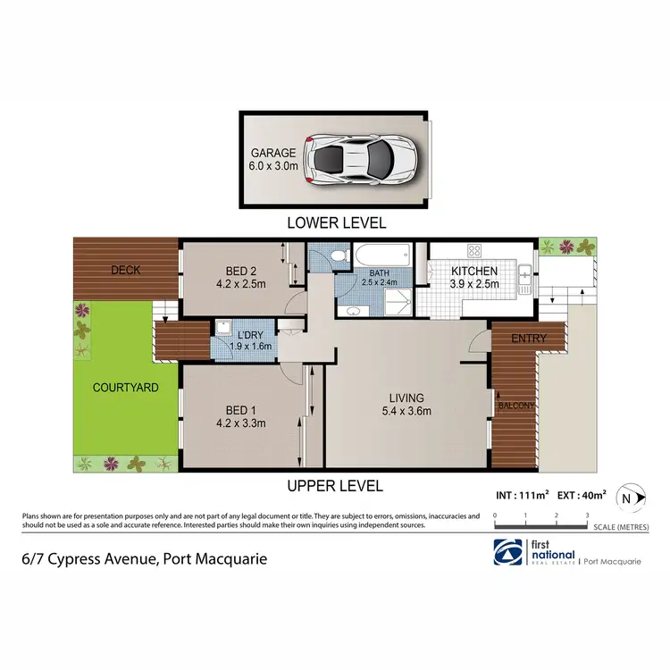 Floorplan of Homely townhouse listing, 6/7 Cypress Avenue, Port Macquarie NSW 2444