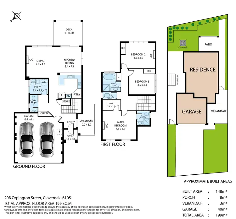 Floorplan of Homely house listing, B/20 Orpington Street, Cloverdale WA 6105