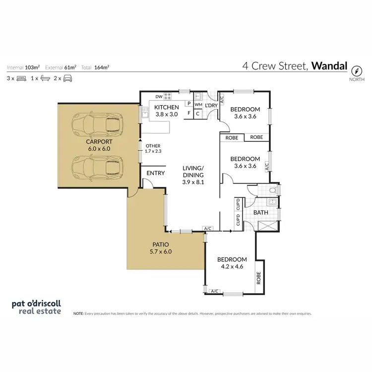 Floorplan of Homely house listing, 4 Crew Street, Wandal QLD 4700