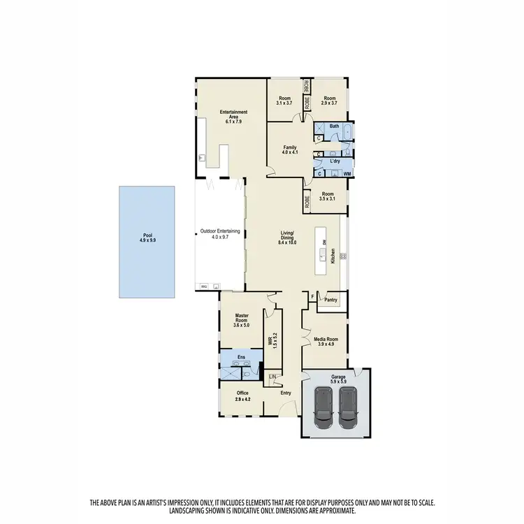 Floorplan of Homely rural property listing, 180 Parkwood Place, Anstead QLD 4070
