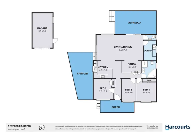Floorplan of Homely house listing, 3 Oxford Road, Dapto NSW 2530
