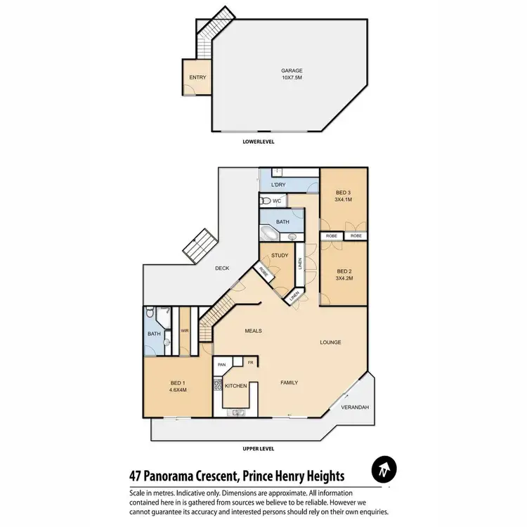 Floorplan of Homely house listing, 47 Panorama Crescent, Prince Henry Heights QLD 4350