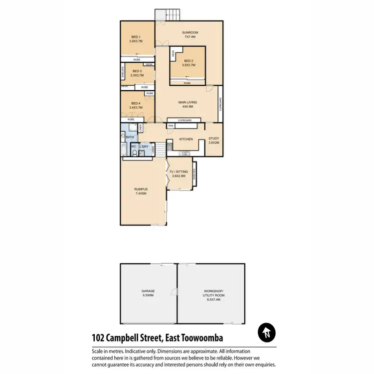 Floorplan of Homely house listing, 102 Campbell Street, East Toowoomba QLD 4350