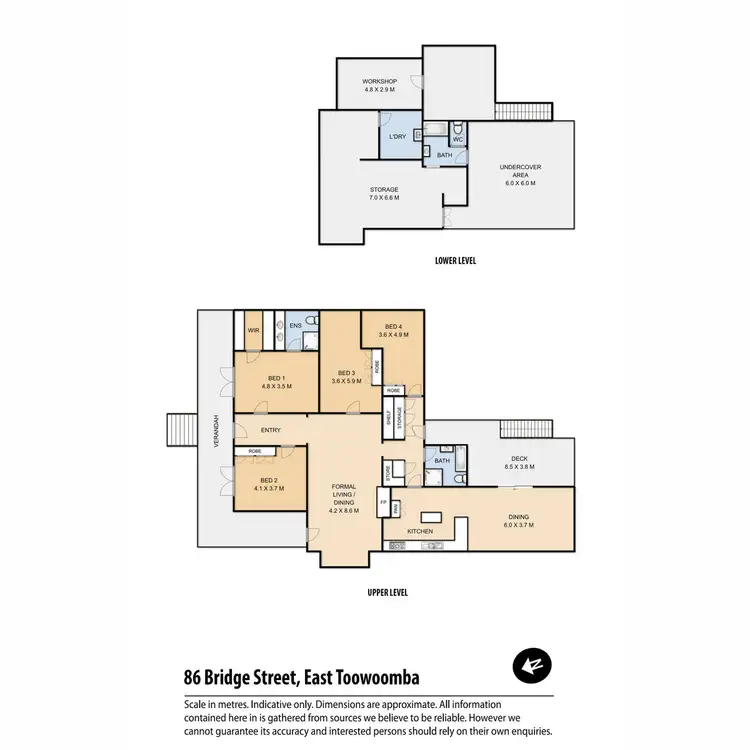Floorplan of Homely house listing, 86 Bridge Street, East Toowoomba QLD 4350