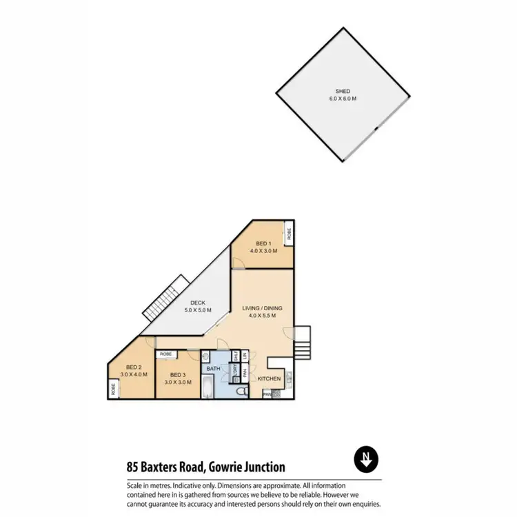 Floorplan of Homely house listing, 85 Baxters Road, Gowrie Junction QLD 4352