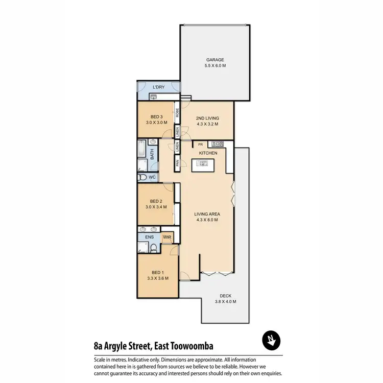Floorplan of Homely house listing, 8A Argyle Street, East Toowoomba QLD 4350