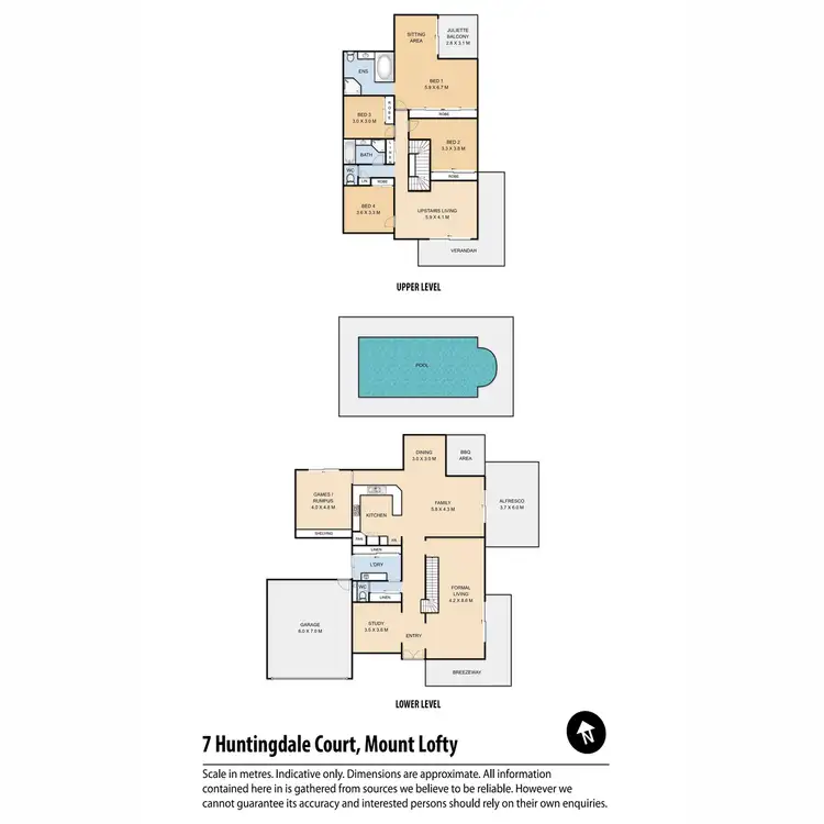 Floorplan of Homely house listing, 7 Huntingdale Court, Mount Lofty QLD 4350