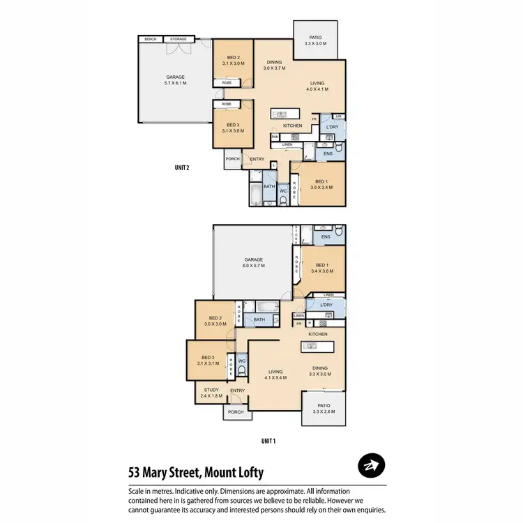 Floorplan of Homely unit listing, 53 Mary Street, Mount Lofty QLD 4350