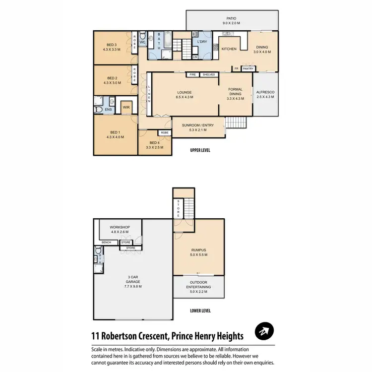 Floorplan of Homely house listing, 11 Robertson Crescent, Prince Henry Heights QLD 4350