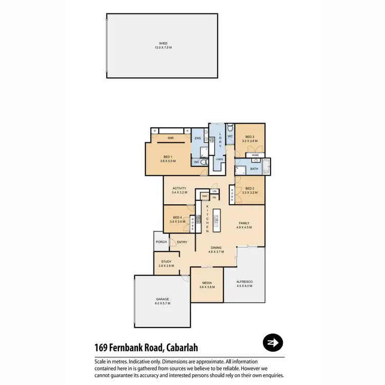 Floorplan of Homely house listing, 169 Fernbank Road, Cabarlah QLD 4352