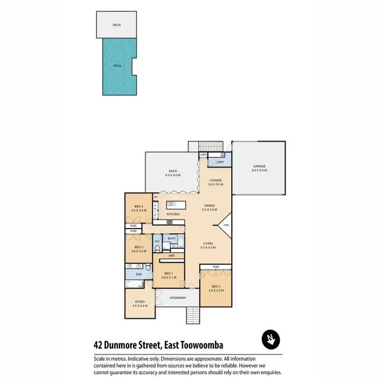 Floorplan of Homely house listing, 42 Dunmore Street, East Toowoomba QLD 4350