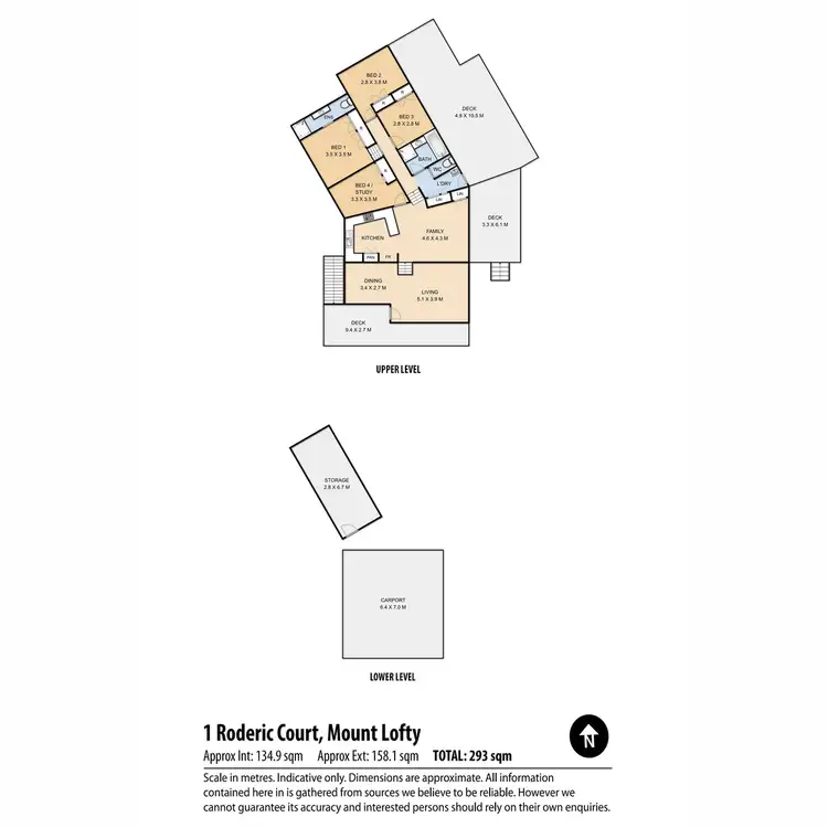 Floorplan of Homely house listing, 1 Roderic Court, Mount Lofty QLD 4350