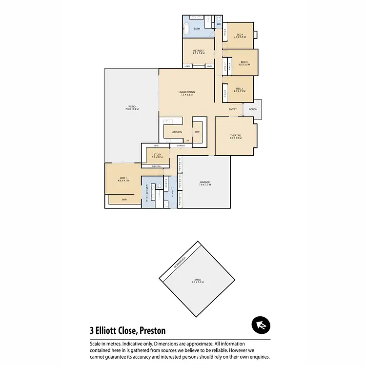 Floorplan of Homely house listing, 3 Elliott Close, Preston QLD 4352