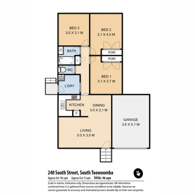 Floorplan of Homely house listing, 240 South Street, South Toowoomba QLD 4350