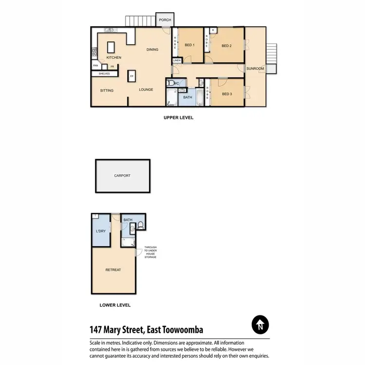 Floorplan of Homely house listing, 147 Mary Street, East Toowoomba QLD 4350