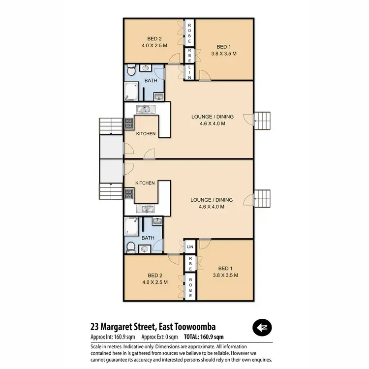 Floorplan of Homely block of units listing, 23 Margaret Street, East Toowoomba QLD 4350
