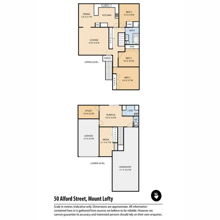Floorplan of Homely house listing, 50 Alford Street, Mount Lofty QLD 4350