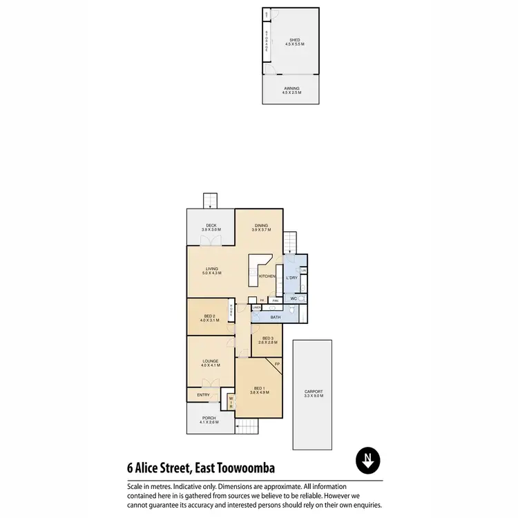 Floorplan of Homely house listing, 6 Alice Street, East Toowoomba QLD 4350