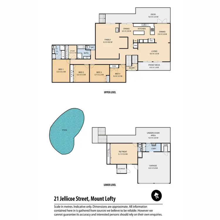 Floorplan of Homely house listing, 21 Jellicoe Street, Mount Lofty QLD 4350