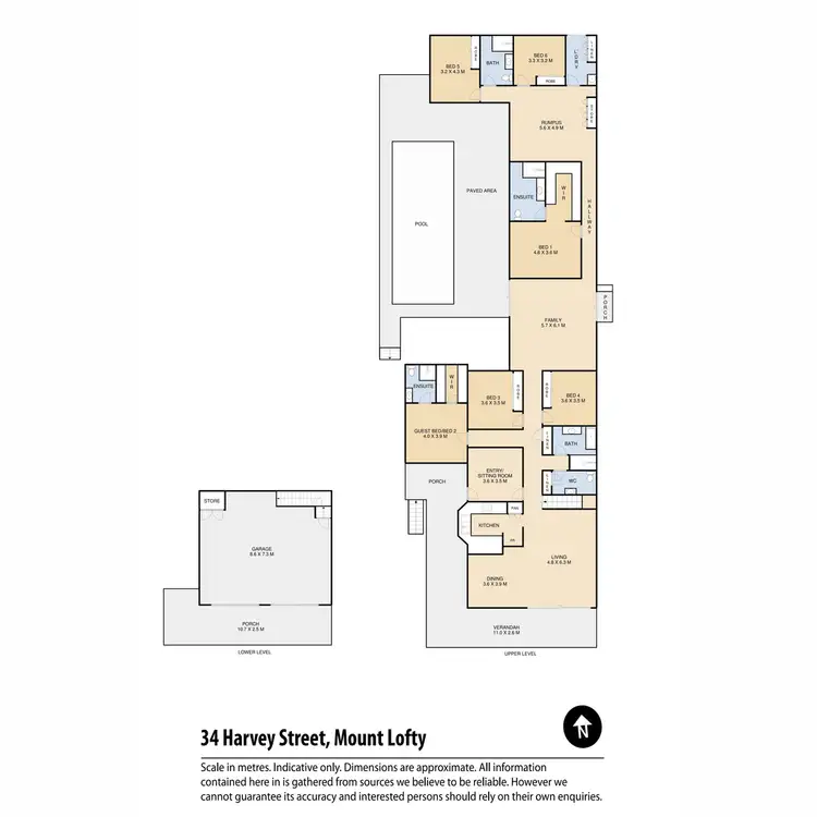 Floorplan of Homely house listing, 34 Harvey Street, Mount Lofty QLD 4350
