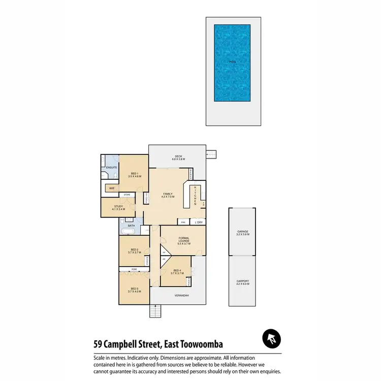 Floorplan of Homely house listing, 59 Campbell Street, East Toowoomba QLD 4350