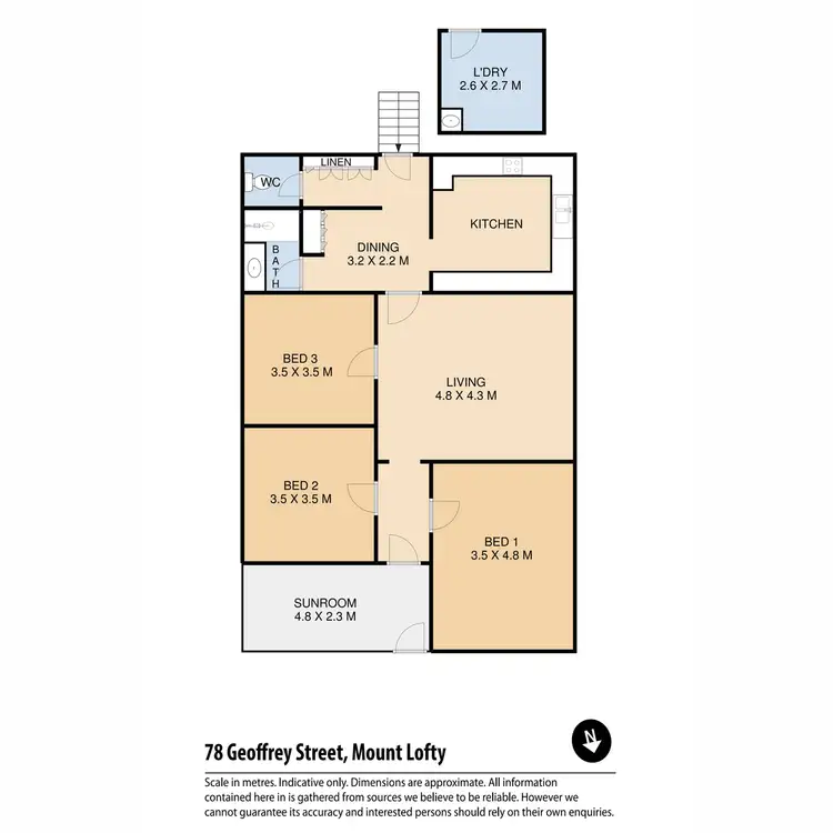 Floorplan of Homely house listing, 78 Geoffrey Street, Mount Lofty QLD 4350