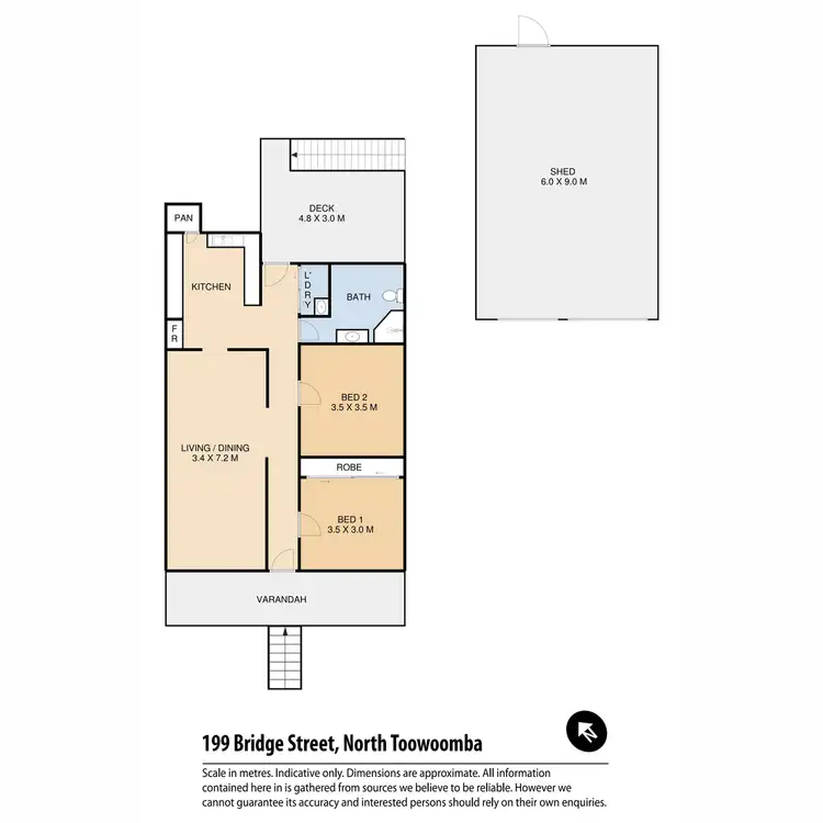 Floorplan of Homely house listing, 199 Bridge Street, North Toowoomba QLD 4350