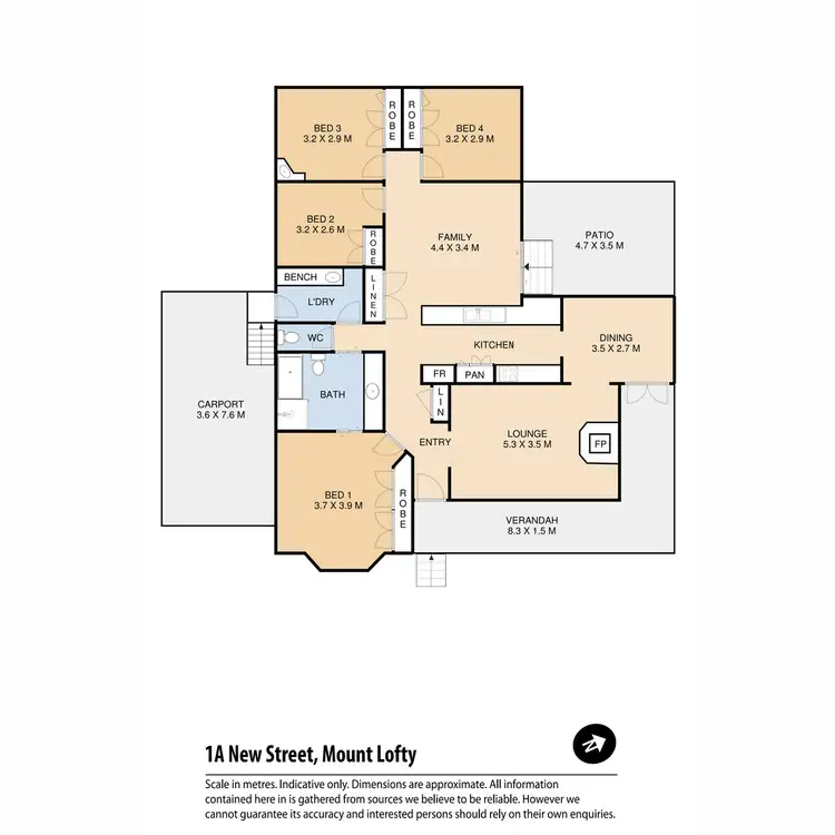 Floorplan of Homely house listing, 1A New Street, Mount Lofty QLD 4350