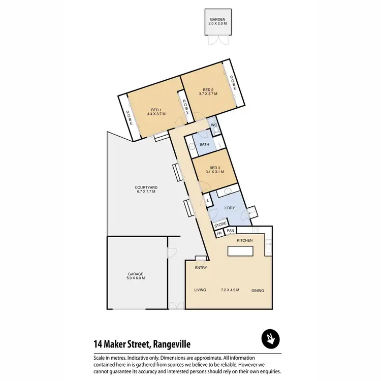 Floorplan of Homely house listing, 14 Maker Street, Rangeville QLD 4350