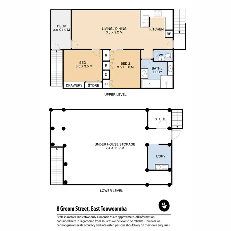 Floorplan of Homely house listing, 8 Groom Street, East Toowoomba QLD 4350
