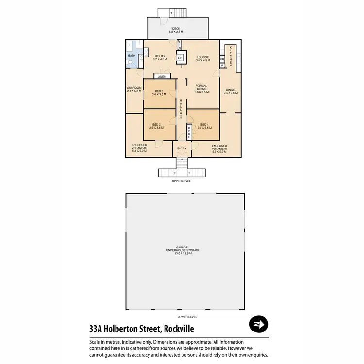 Floorplan of Homely house listing, 33A Holberton Street, Rockville QLD 4350
