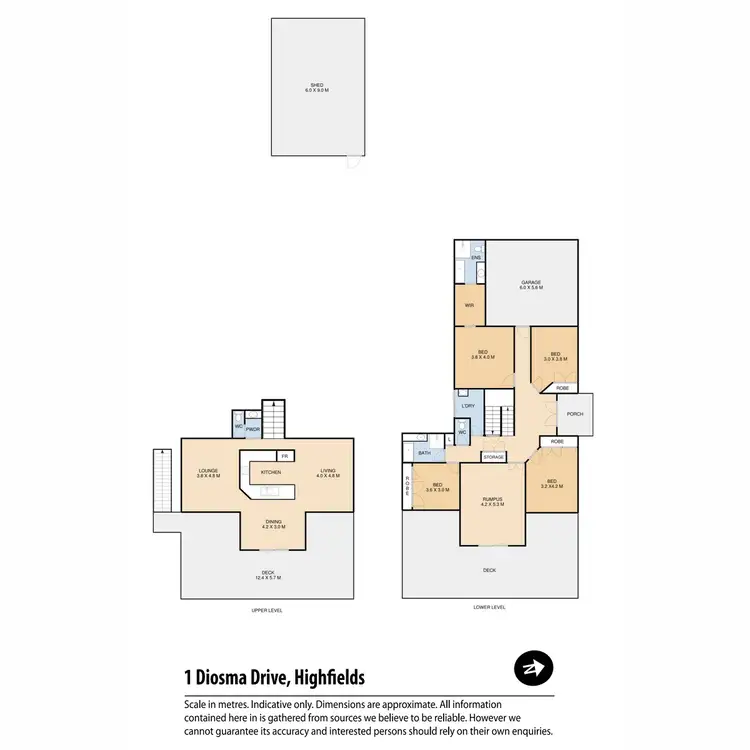 Floorplan of Homely house listing, 1 Diosma Drive, Highfields QLD 4352