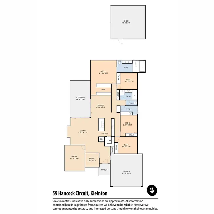 Floorplan of Homely house listing, 59 Hancock Circuit, Kleinton QLD 4352