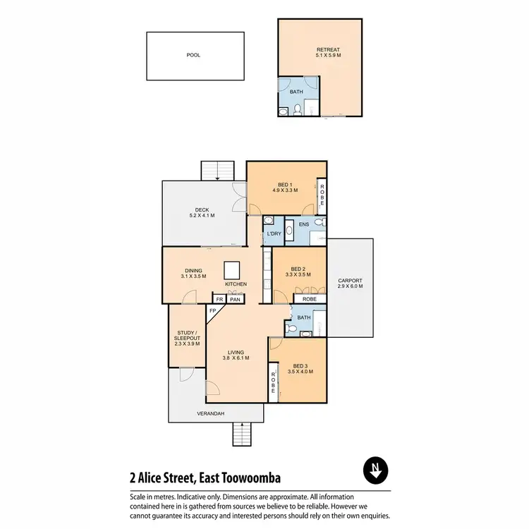 Floorplan of Homely house listing, 2 Alice Street, East Toowoomba QLD 4350