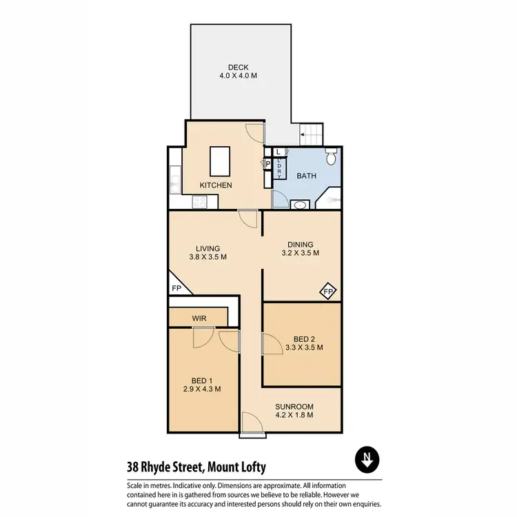 Floorplan of Homely house listing, 38 Rhyde Street, Mount Lofty QLD 4350