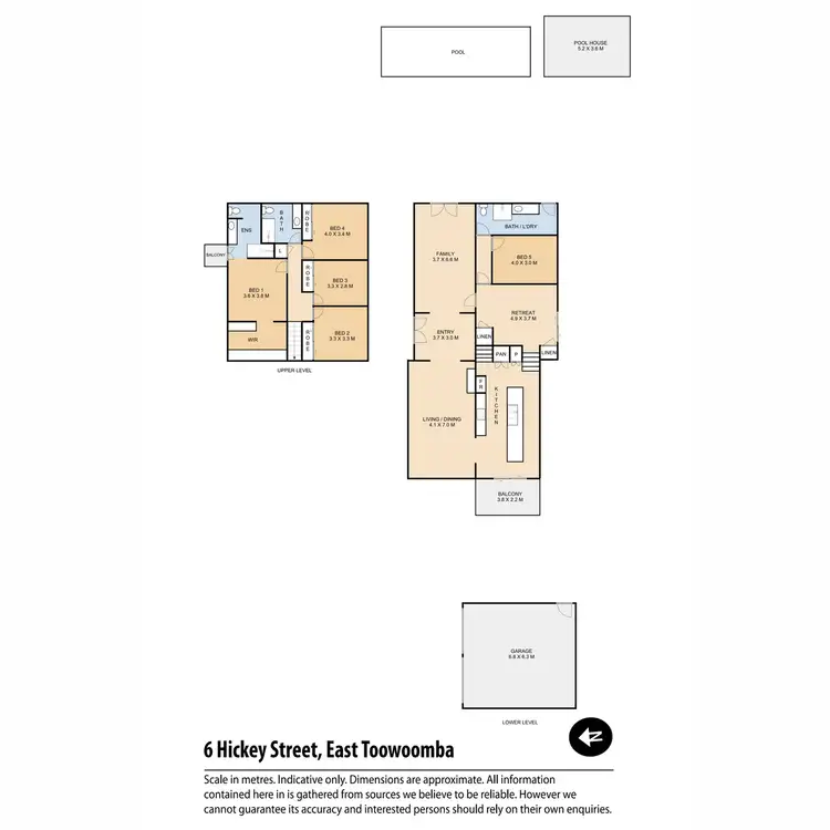 Floorplan of Homely house listing, 6 Hickey Street, East Toowoomba QLD 4350