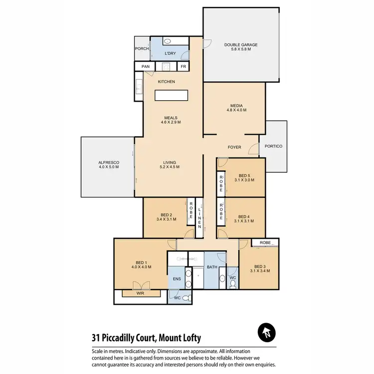 Floorplan of Homely house listing, 31 Piccadilly Court, Mount Lofty QLD 4350