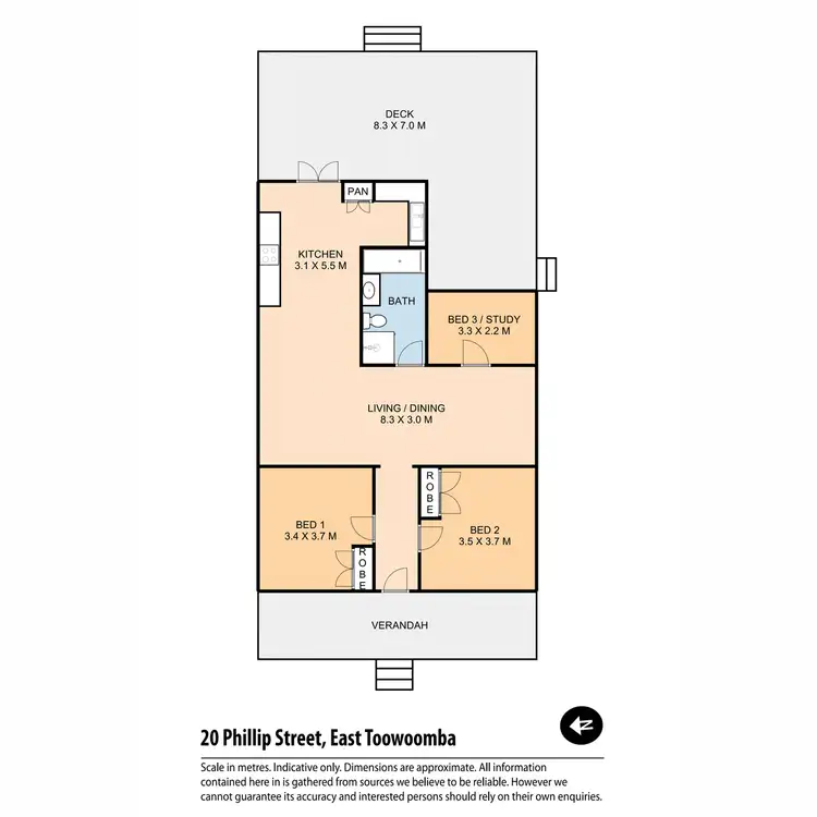 Floorplan of Homely house listing, 20 Phillip Street, East Toowoomba QLD 4350