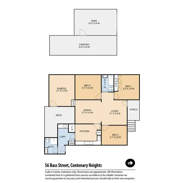 Floorplan of Homely house listing, 56 Bass Street, Centenary Heights QLD 4350