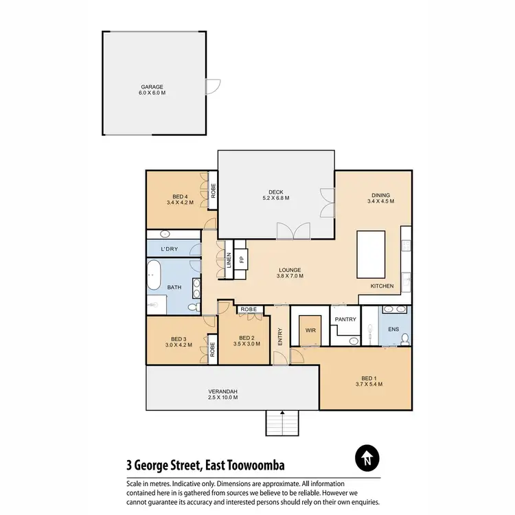 Floorplan of Homely house listing, 3 George Street, East Toowoomba QLD 4350