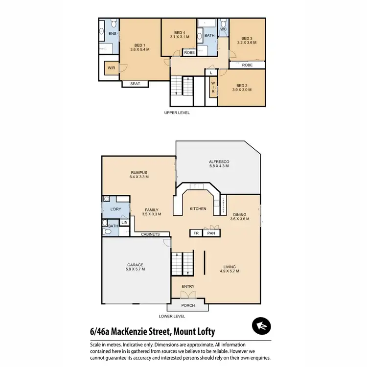 Floorplan of Homely house listing, House 6/46A Mackenzie Street, Mount Lofty QLD 4350