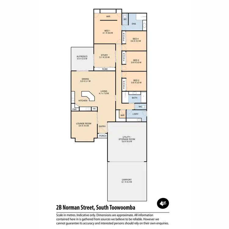 Floorplan of Homely house listing, 2B Norman Street, South Toowoomba QLD 4350