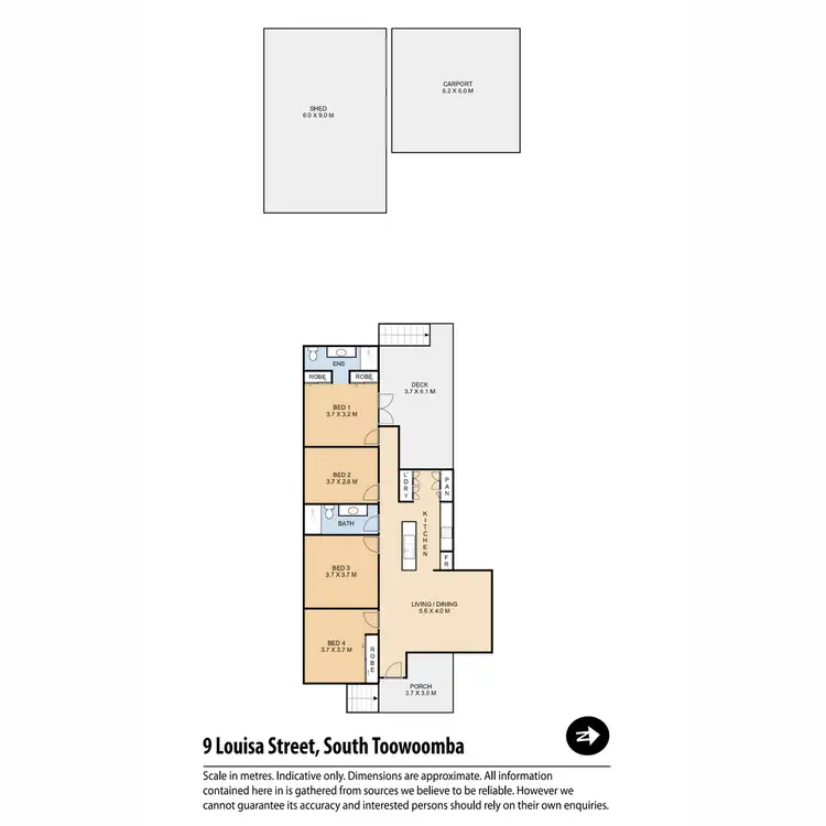 Floorplan of Homely house listing, 9 Louisa Street, South Toowoomba QLD 4350