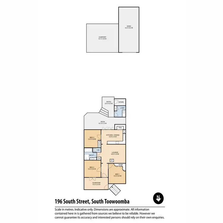 Floorplan of Homely house listing, 196 South Street, Centenary Heights QLD 4350