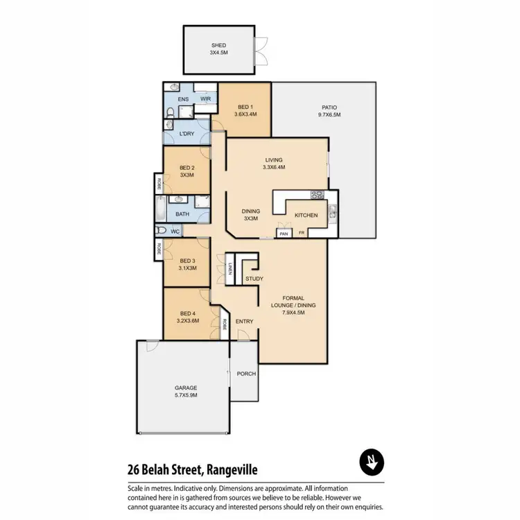 Floorplan of Homely house listing, 26 Belah Street, Rangeville QLD 4350