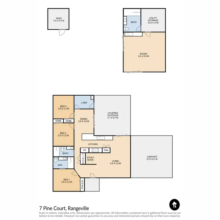 Floorplan of Homely house listing, 7 Pine Court, Rangeville QLD 4350