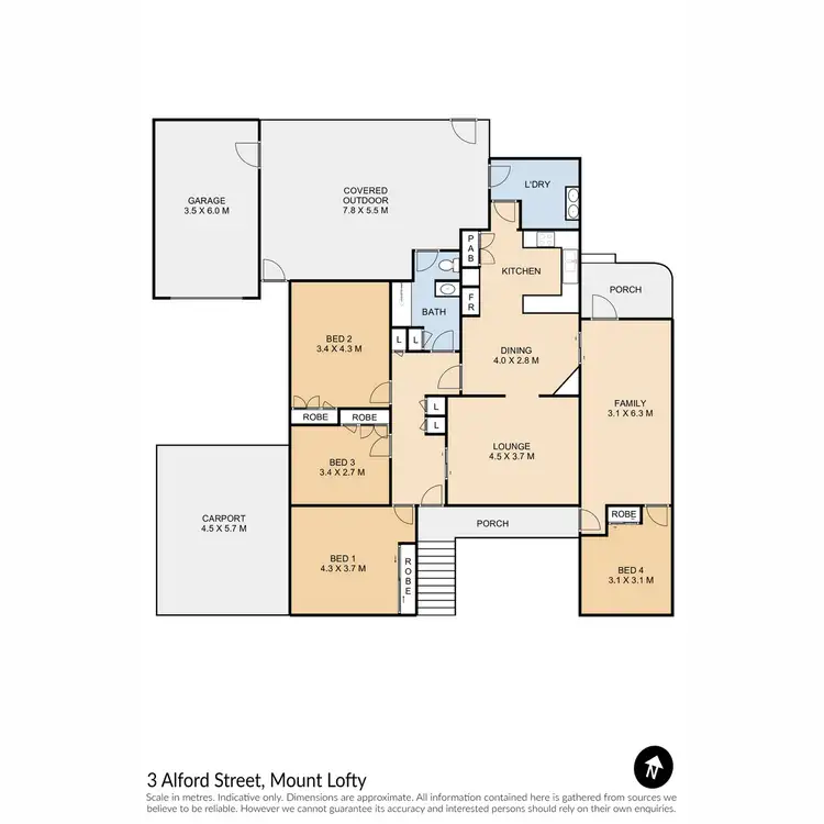 Floorplan of Homely house listing, 3 Alford Street, Mount Lofty QLD 4350