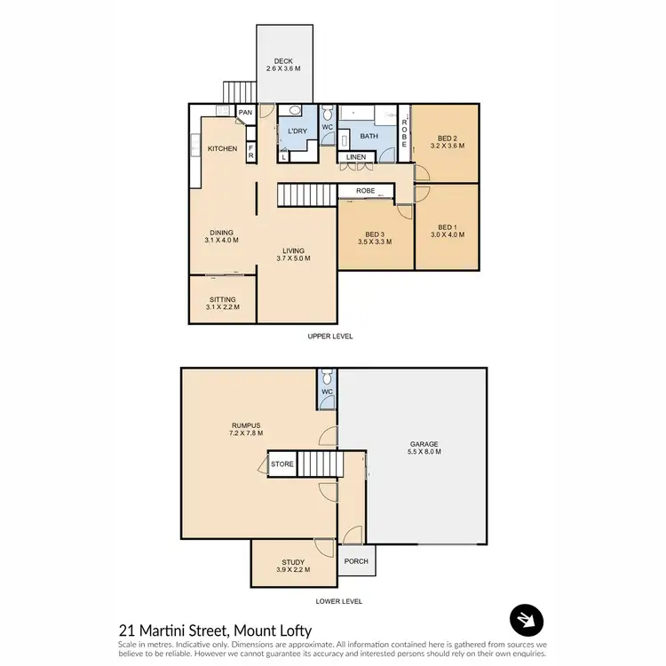 Floorplan of Homely house listing, 21 Martini Street, Mount Lofty QLD 4350