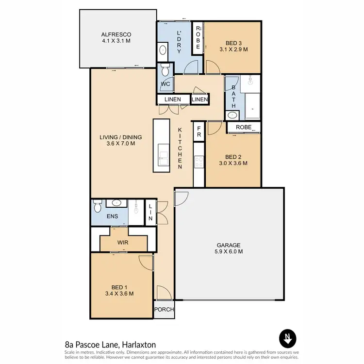 Floorplan of Homely house listing, 8A Pascoe Lane, Harlaxton QLD 4350